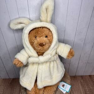 Jellycat Bartholomew Bathrobe Bear FAST SHIP NEW Authentic Jellycat Bear